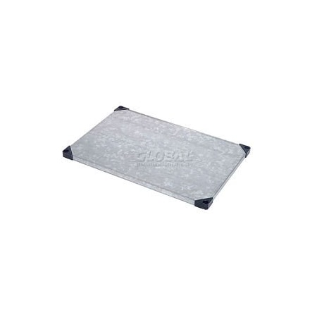 Nexel S2472SZ Solid Galvanized Shelf 72inW x 24inD 933CP37